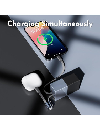 Cargador Portátil Power Bank 5000mAh USB C 22.5W Gris-Negro