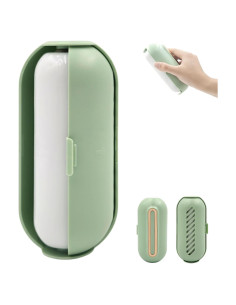 Rodillo de Pelusa Reutilizable Kearning Verde 5" para Mascotas