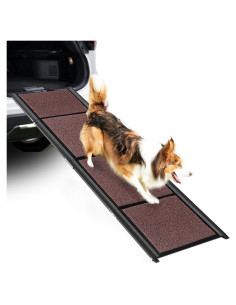 Rampa Plegable para Mascotas VEMJO - Soporta 90 kg, 157.5 cm