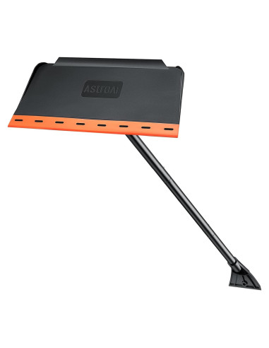 AstroAI Escoba de Nieve 2-en-1 con Raspador de Hielo 121.9 cm