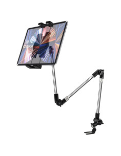 Soporte de Tablet para Riel de Asiento de Coche Woleyi - Compatible con Dispositivos de 4 a 13"