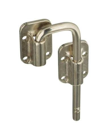 Pestillo de Puerta Corredera Herrajes Nacional N238-972 Níquel
