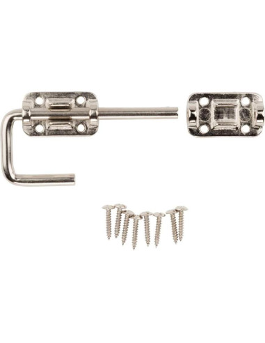 Pestillo de Puerta Corredera Herrajes Nacional N238-972 Níquel