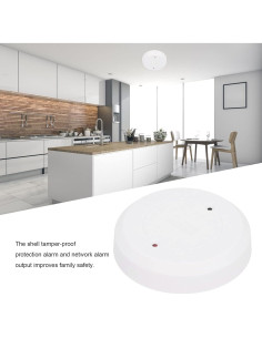 Detector de Roto de Vidrio Kafuty, Alarma Cableada Montaje Techo/Pared 2