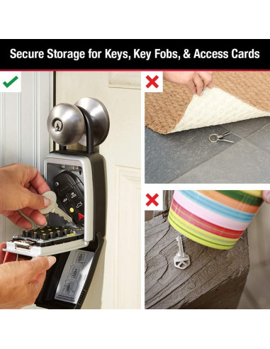 Caja de Llave Master Lock 5422EC2, Montaje en Pared, 2 Piezas