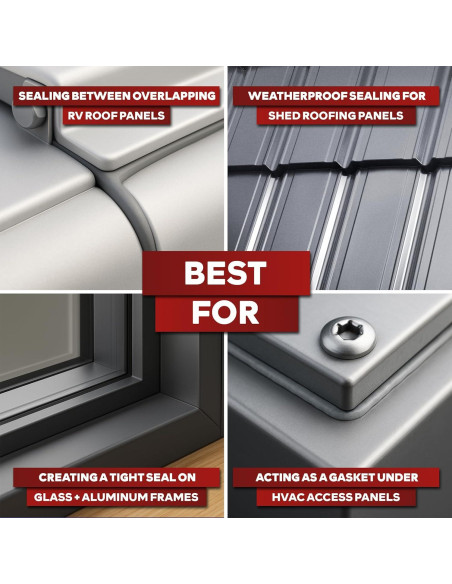 Cinta de Butilo XFasten 6.1m Gris para Sellado de Faros