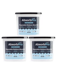 Absorbente de Humedad Carbón Activado AbsorbPro - 3 Tubos 510 g