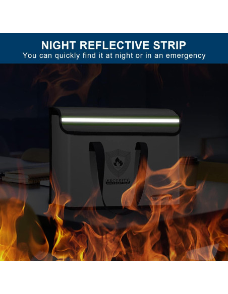 Caja de Documentos a Prueba de Fuego NAIBAOSD 39.1x30cm