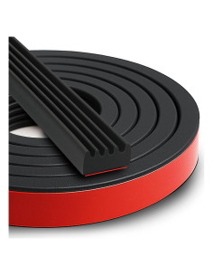 Tira de Sello de Caucho EPDM CMILAI 8m para Aislamiento