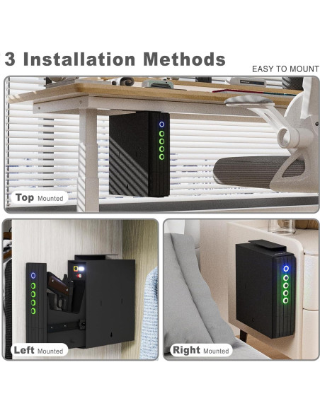 Caja Fuerte Biométrica SOULYI para Pistola 31.5x27.9x9.3cm