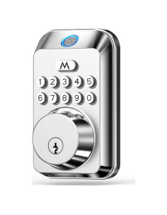 Cerradura Biométrica Zafano E615 con Huella Dactilar y Teclado