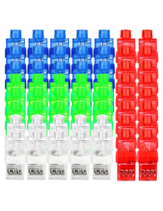60 Luces LED para Dedos VETE - Mini Linternas Brillantes