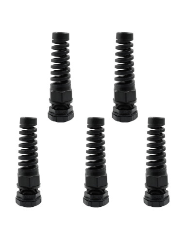 5 Piezas Cable Gland Nylon IP68 Bonsicoky 1.27 cm
