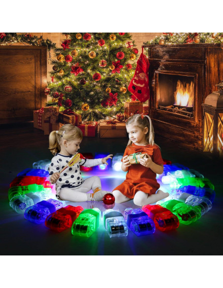 60 Luces LED para Dedos VETE - Mini Linternas Brillantes
