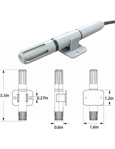 Sensor de Temperatura y Humedad RQG Modbus RTU -40C a 125C