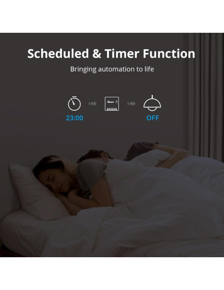 Interruptor de Luz Inteligente SONOFF ZBMINI 1000W Paquete de 4