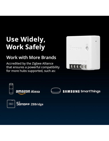 Interruptor de Luz Inteligente SONOFF ZBMINI 1000W Paquete de 4