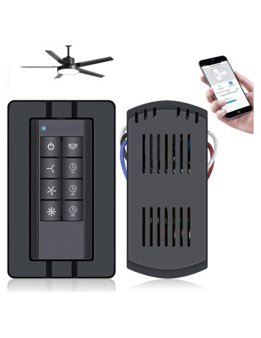 Kit Control Remoto Ventilador Techo Prichor WiFi 3 Velocidades