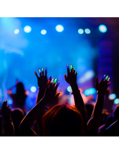 60 Luces LED para Dedos VETE - Mini Linternas Brillantes