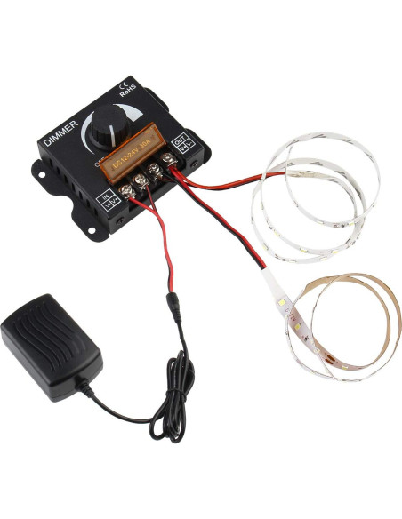 Controlador de Atenuación LED SUPERNIGHT 12-24V 30A PWM