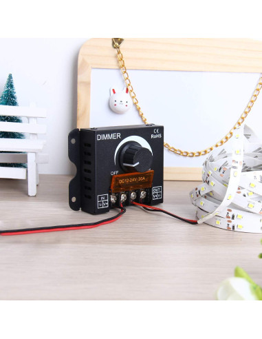 Controlador de Atenuación LED SUPERNIGHT 12-24V 30A PWM