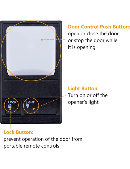 Panel de Control Multifuncional LiftMaster 78LM - 3 Botones