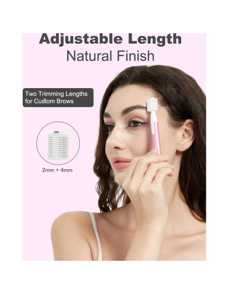 Recortador de Cejas Aisleek con Cuchilla Lavable y Peine