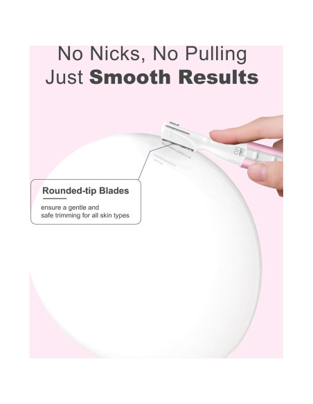 Recortador de Cejas Aisleek con Cuchilla Lavable y Peine