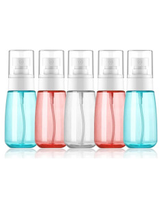 Botellas de Spray de Viaje Cracrab 60ml Aprobadas por TSA - Paquete de 5