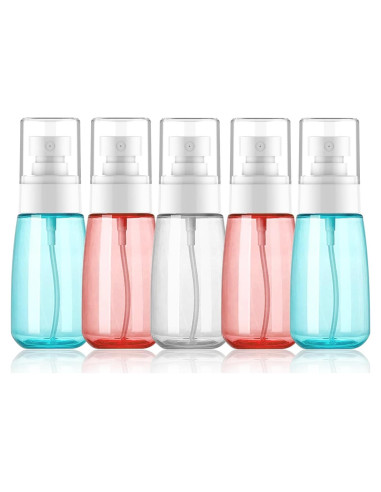 Botellas de Spray de Viaje Cracrab 60ml Aprobadas por TSA - Paquete de 5
