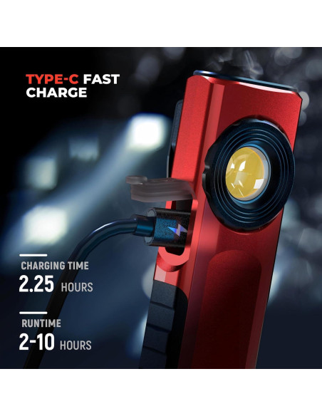 Linterna Recargable Anhay EDC 1200 Lúmenes USB-C Impermeable Linterna Recargable Anhay EDC 1200 Lúmenes USB-C Impermeable