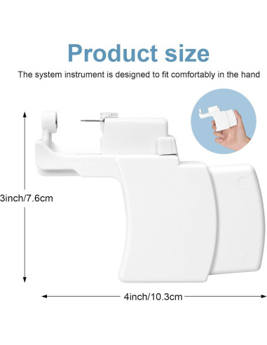 Pistola de Perforación de Orejas Reutilizable con Studs - Kit Profesional