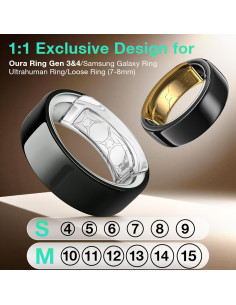 Agarres Invisibles YWXTW para Anillo Oura y Samsung - Paquete de 8 2