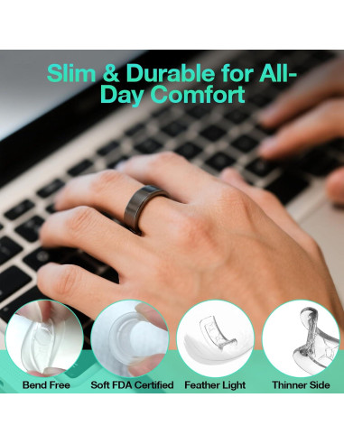 Agarres Invisibles YWXTW para Anillo Oura y Samsung - Paquete de 8