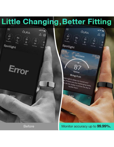 Agarres Invisibles YWXTW para Anillo Oura y Samsung - Paquete de 8