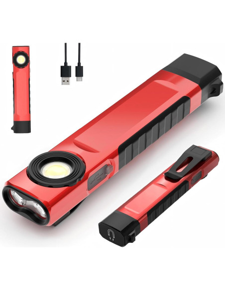 Linterna Recargable Anhay EDC 1200 Lúmenes USB-C Impermeable Linterna Recargable Anhay EDC 1200 Lúmenes USB-C Impermeable