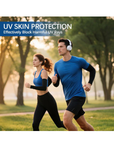 Mangas para brazos Anpuimult UV 50+ 12 Pcs para Ciclismo y Deportes 2