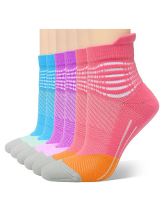 Calcetines de Compresión IRAMY para Mujeres - 3 Paquetes Coolmax