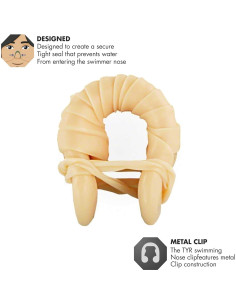 Clip de Nariz de Láttex TYR para Natación - Talla Única 2