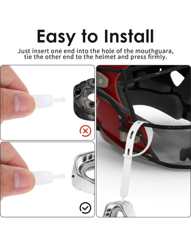 8 Correones para Protector Bucal Fútbol FNANJWQ Universal