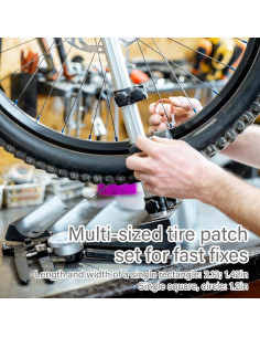 Kit de reparación de neumáticos de bicicleta Xorim 70 piezas 2