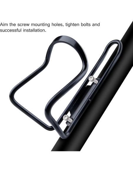 Soporte para Botellas de Agua FiveBox ZM-04, Paquete de 2, Aluminio