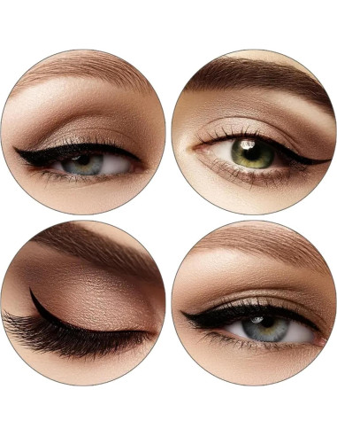 Plantillas de Delineador de Ojos IDDFEVE - 4 Pcs, 10 Estilos