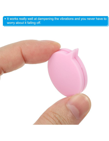 Amortiguador de Vibraciones PATIKIL para Raqueta de Tenis - Silicona Rosa