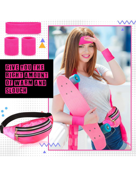 Conjunto de Fitness Tarpop: Calcetines Slouch Neón y Accesorios