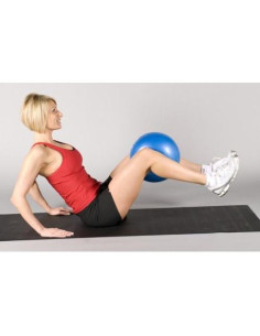 Bola de Terapia de Ejercicio JFIT 7" Vinilo Azul 2