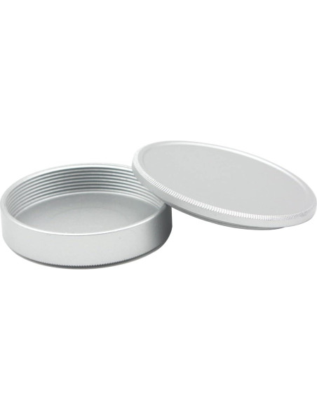 Tapa de Lente M39 TUYUNG Plata - Frontal y Trasera