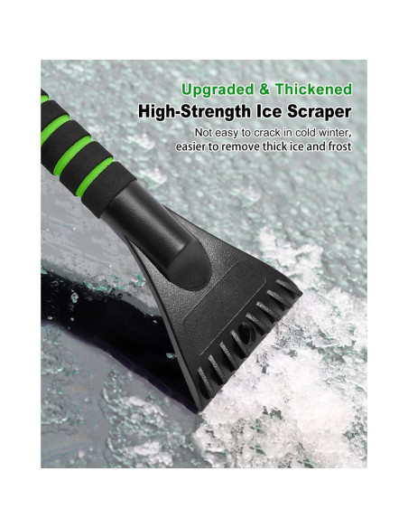 Raspador de Hielo SEAAES con Cepillo de Nieve Extensible 80.8 cm