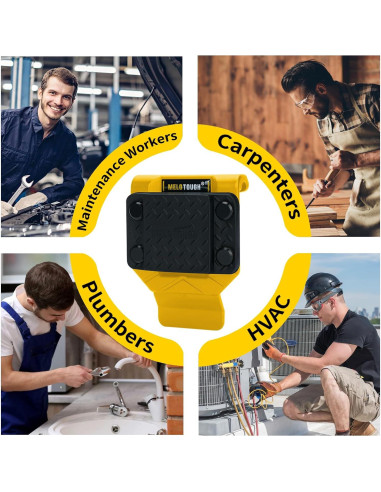 Soporte Magnético para Herramientas MELOTOUGH Amarillo - Clip N48