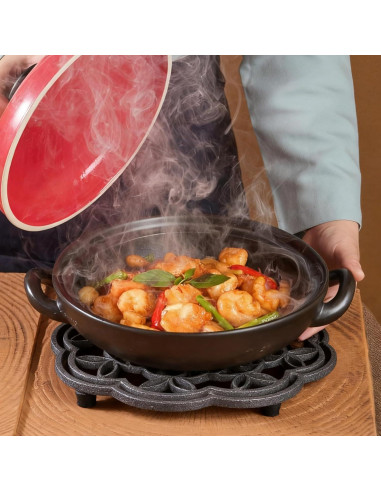 Paquete de 2 Trivets Metálicos Redondos Agolctry 19 cm